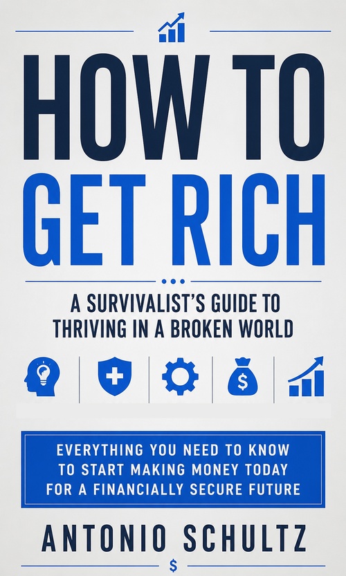 ebook cover of How to Get Rich: A Survivalist´s Guide to Thriving in a Broken World, by Antonio Schultz