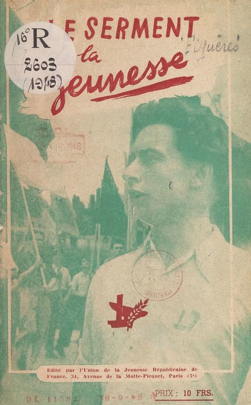 ebook cover of Le serment de la jeunesse, by Leo Figueres
