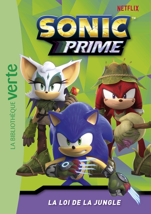 Couverture ebook de Sonic Prime 03 - La loi de la jungle, de SEGA