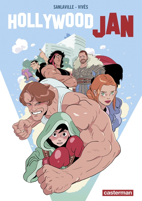 ebook cover of Hollywood Jan, by Michaël Sanlaville, Bastien Vivès