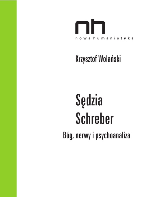 ebook cover of Sedzia Schreber, by Krzysztof Wola´nski