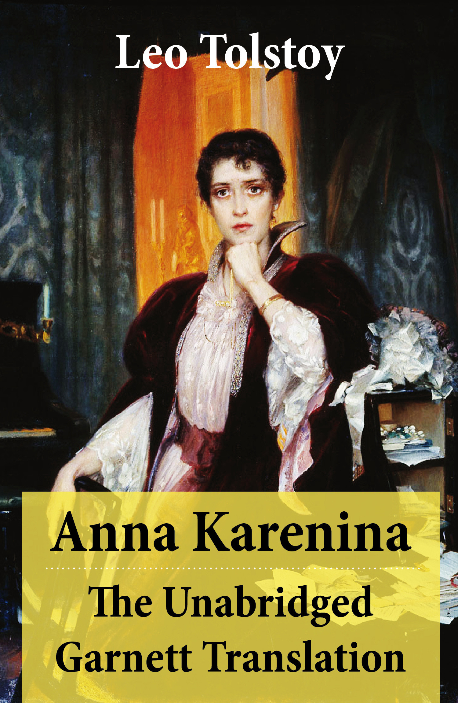 Couverture ebook de Anna Karenina - The Unabridged Garnett Translation, de Leo Tolstoy