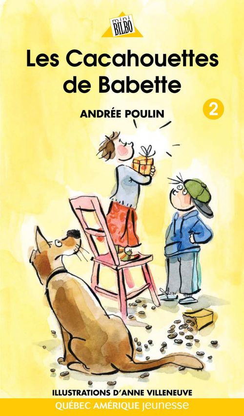 Couverture ebook de Babette 2 - Les Cacahouettes de Babette, de Andrée Poulin