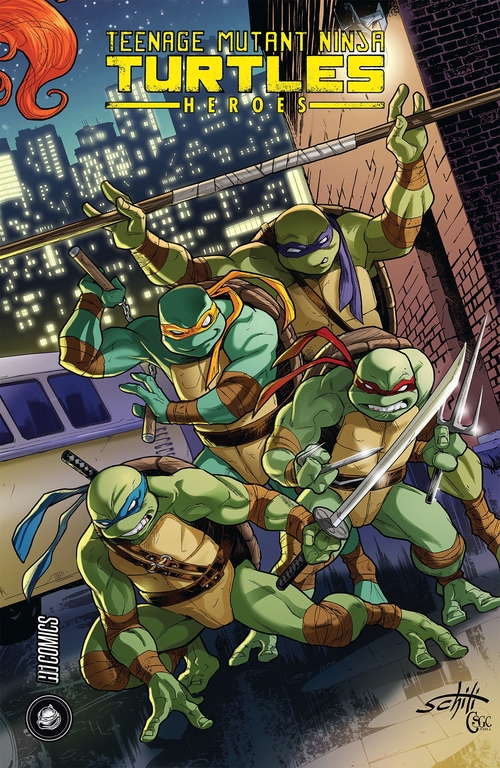 Couverture ebook de Les Tortues Ninja - TMNT Micro-Série : Heroes, de Brian Lynch, Tom Waltz