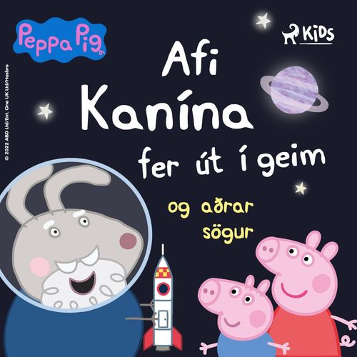 Couverture audiobook de Gurra Grís - Afi Kanína fer út í geim og aðrar sögur, de Neville Astley, Mark Baker