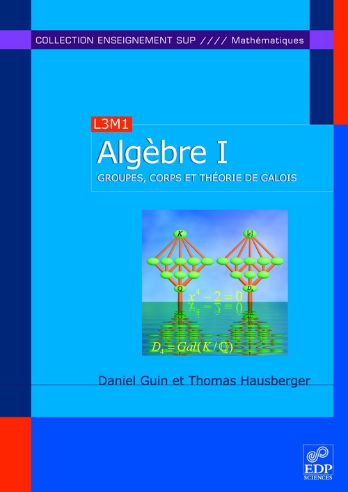 Couverture ebook de Algèbre - Tome 1, de Guin Daniel