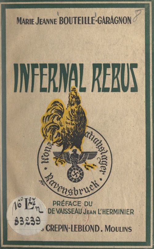 Couverture ebook de Infernal rébus..., de Marie-Jeanne Bouteille-Garagnon
