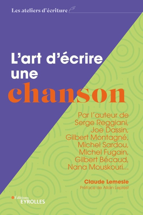 Couverture ebook de L'art d'écrire une chanson, de Claude Lemesle