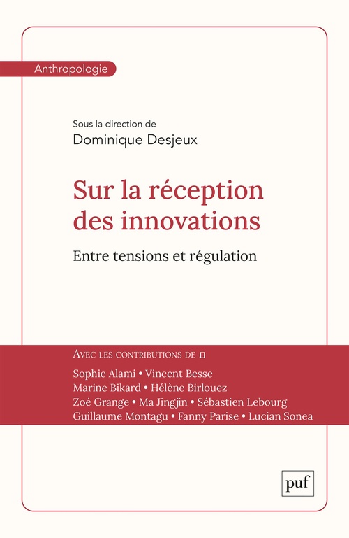 Couverture ebook de Sur la réception des innovations : Entre tensions et régulation, de Dominique Desjeux