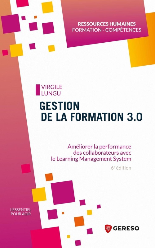 Couverture ebook de Gestion de la formation 3.0, de Virgile Lungu
