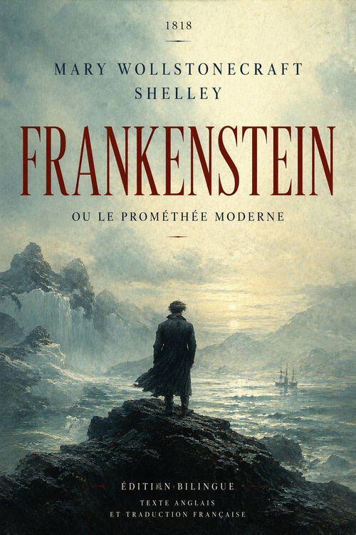 Couverture ebook de Frankenstein ; ou, le Prométhée moderne (Version originale de 1818), de Mary Shelley