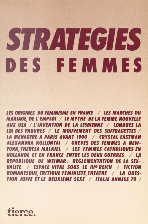 ebook cover of Stratégies des femmes, by Collectif