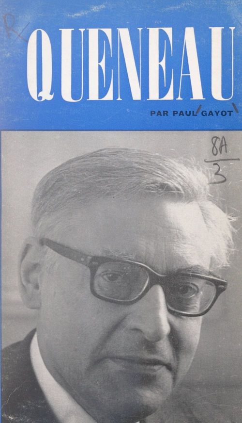 ebook cover of Raymond Queneau, by Paul Gayot