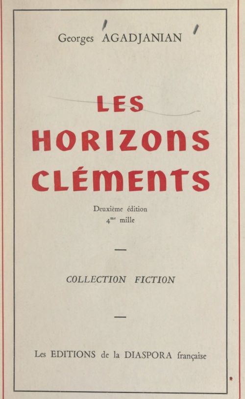 ebook cover of Les horizons cléments, by Georges Agadjanian