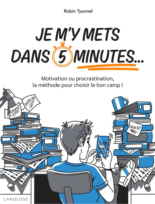 Couverture ebook de Je m'y mets dans 5 minutes..., de Robin Tyonnel