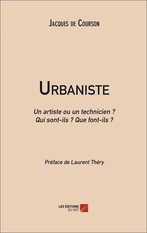 Couverture ebook de Urbaniste, de Jacques de Courson