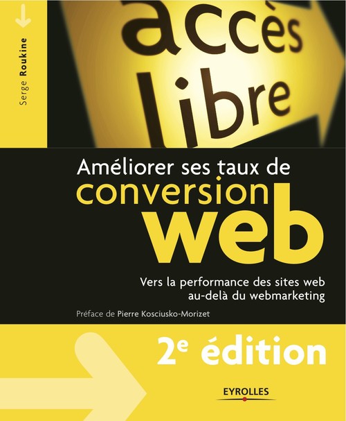 Couverture ebook de Améliorer ses taux de conversion web, de Serge Roukine