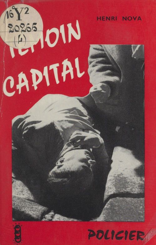 Couverture ebook de Témoin capital, de Henri Nova