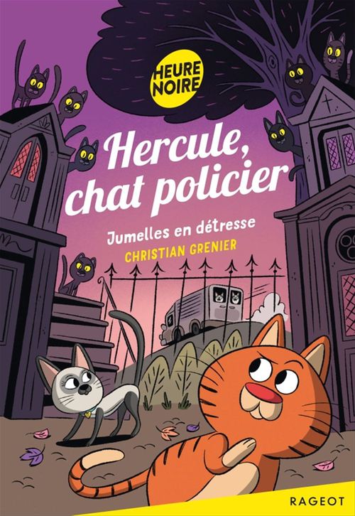 Couverture ebook de Hercule, chat policier - Jumelles en détresse, de Christian Grenier