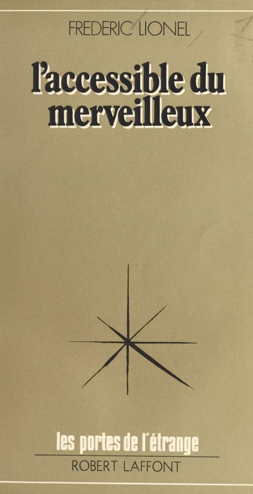 ebook cover of L'accessible du merveilleux, by Frederic Lionel