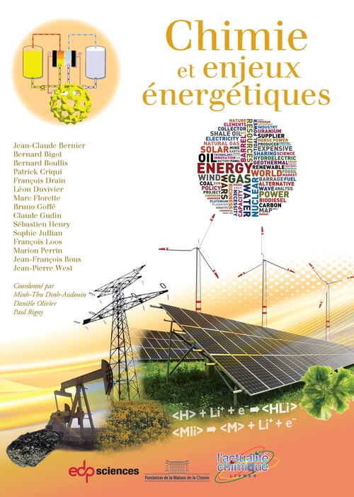 Couverture ebook de Chimie et enjeux énergétiques, de Minh-thu Dinh