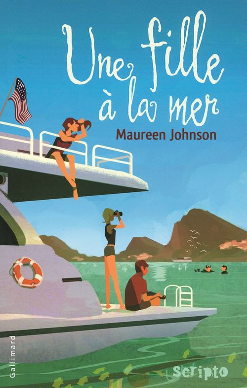 ebook cover of Une fille à la mer, by Maureen Johnson
