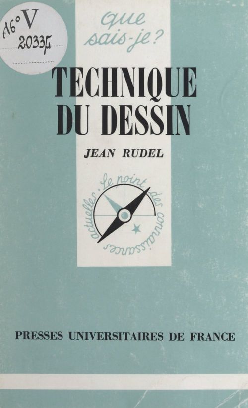 Couverture ebook de Technique du dessin, de Jean Rudel