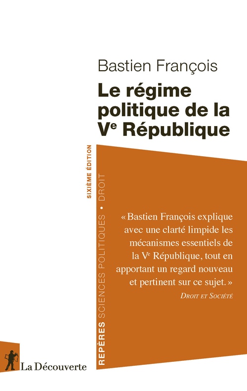 Couverture ebook de Le régime politique de la Ve République, de Bastien François