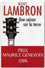 Couverture ebook de Une saison sur la terre, de Marc Lambron