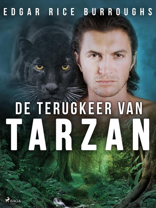 Couverture ebook de De terugkeer van Tarzan, de Edgar Rice Burroughs