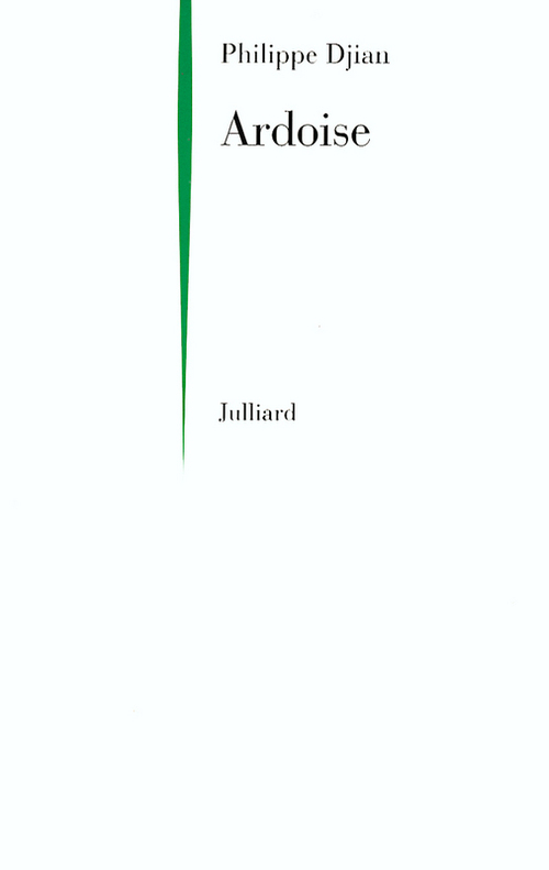 Couverture ebook de Ardoise, de Philippe Djian