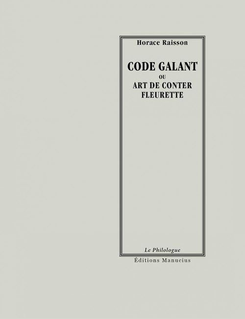 Couverture ebook de Code galant, de Horace Raisson