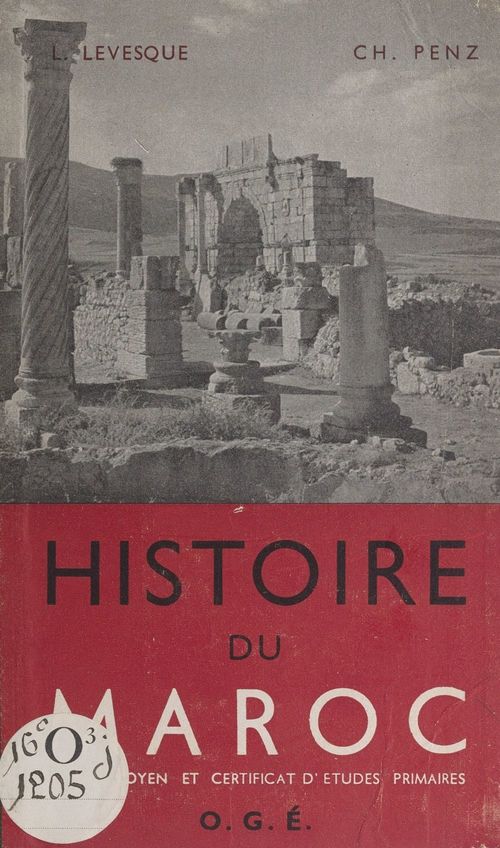 ebook cover of Histoire du Maroc, by Charles Penz, Leonce Levesque