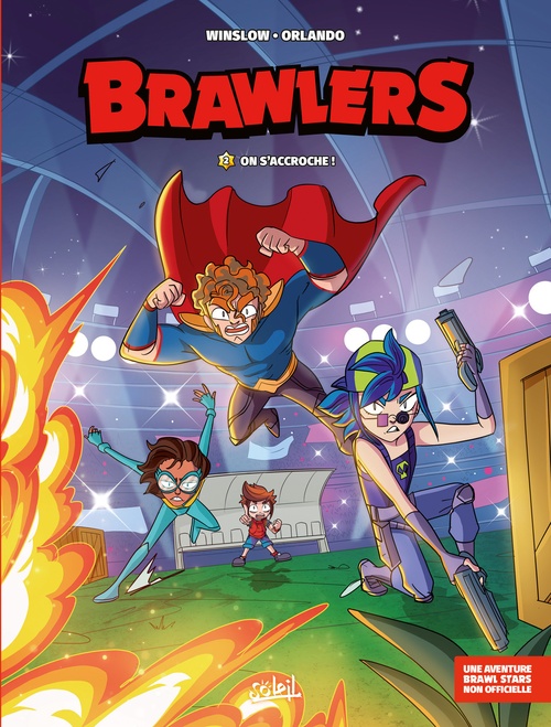 ebook cover of Brawlers T02 - On s'accroche !, by Winslow, Valeria Orlando