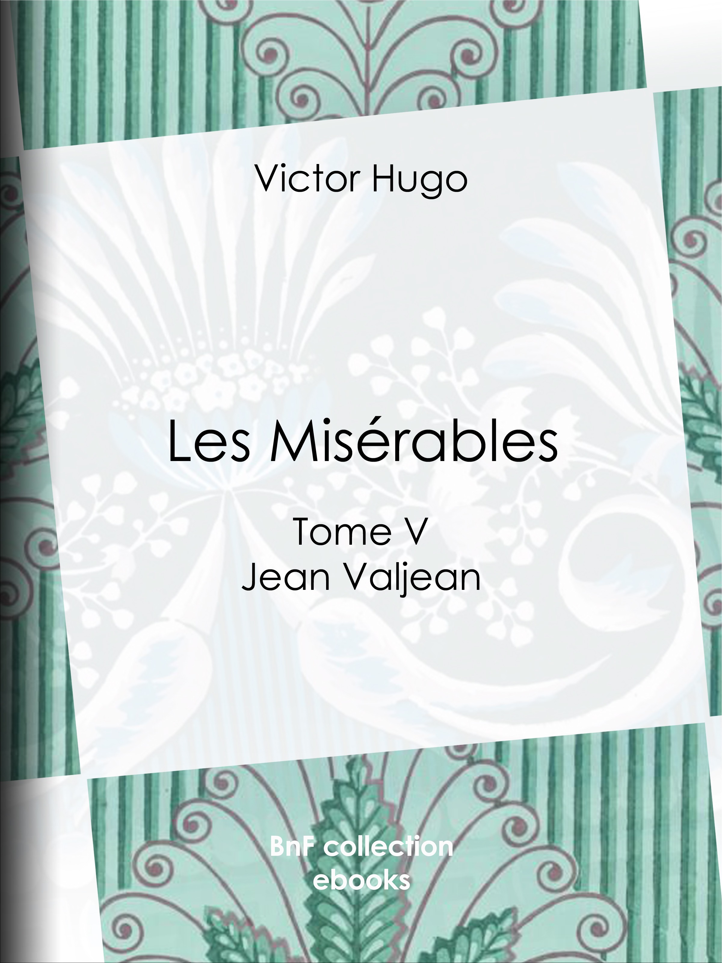 ebook cover of Les Misérables, by Victor Hugo