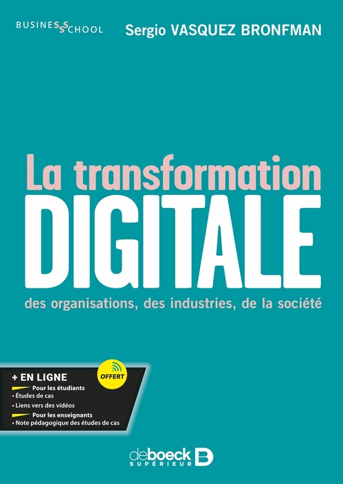 Couverture ebook de La transformation digitale, de Sergio Vasquez Bronfman