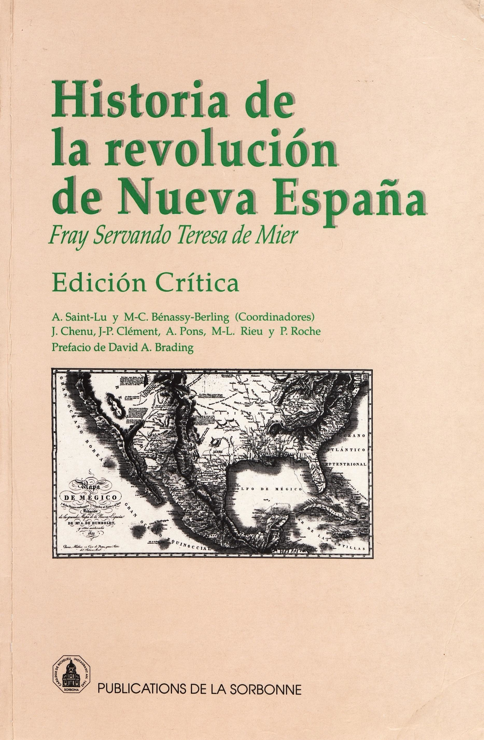 Couverture ebook de Historia de la revolución de Nueva España, de Fray Servando Teresa de Mier