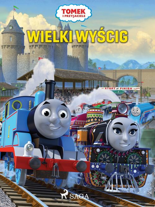 Couverture ebook de Tomek i przyjaciele - Wielki wy´scig, de Mattel