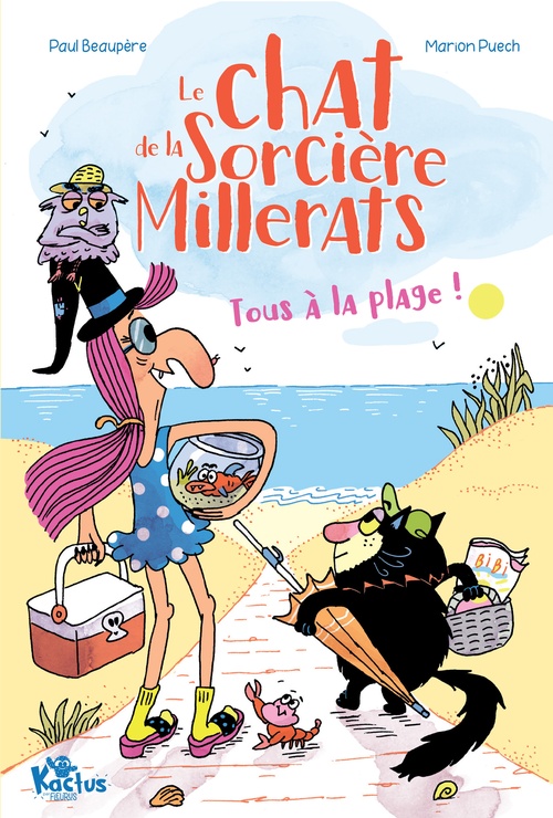ebook cover of Le chat de la sorcière Millerats - Tous à la plage !, by Paul Beaupère