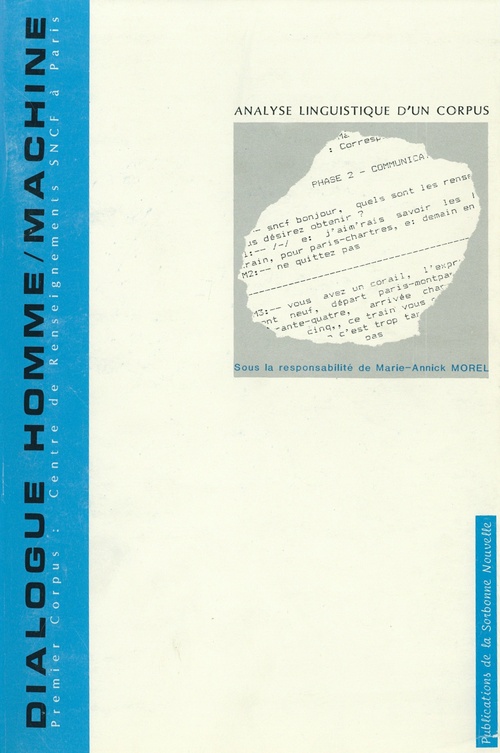 Couverture ebook de Dialogues homme/machine, de