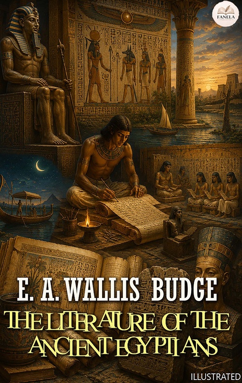 Couverture ebook de The Literature of the Ancient Egyptians. Illustrated, de E. A. Wallis Budge