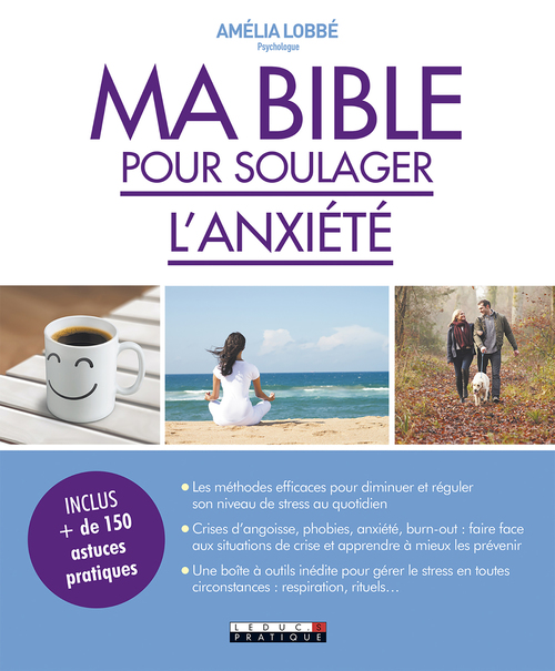 Couverture ebook de Ma Bible pour soulager l'anxiété, de Amélia Lobbé