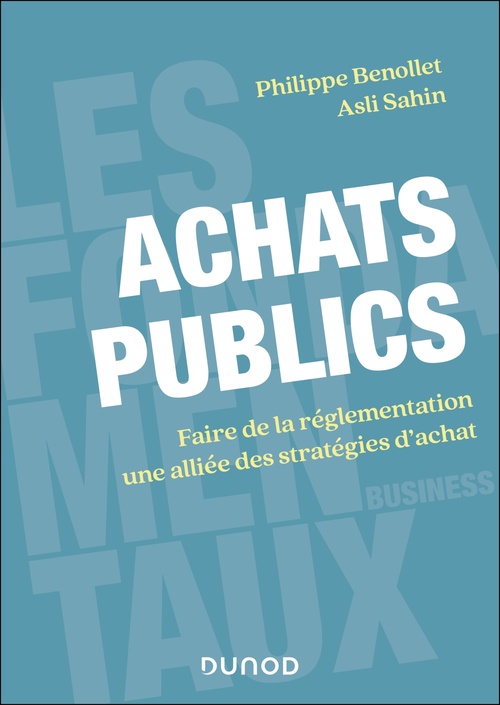 Couverture ebook de Achats publics, de Philippe Benollet, Asli Sahin