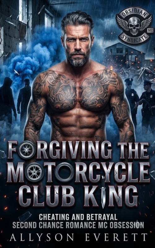 Couverture ebook de Forgiving The Motorcycle Club King, de Allyson Everett