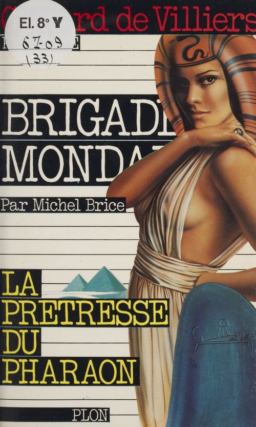 Couverture ebook de La prêtresse du pharaon, de Michel Brice