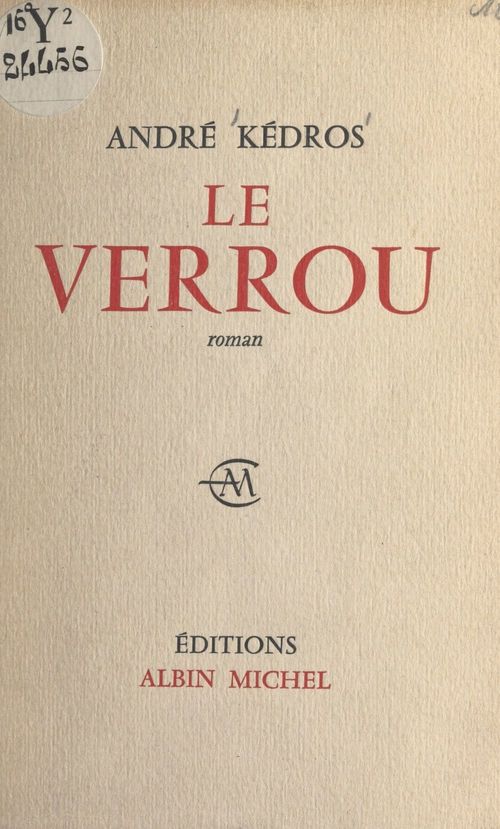 ebook cover of Le verrou, by Andre Kedros