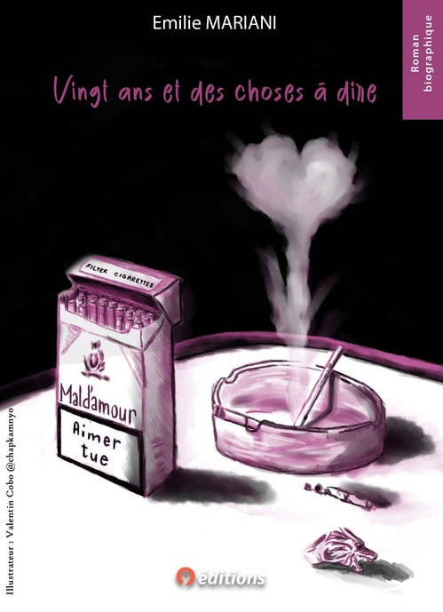 Couverture ebook de Vingt ans et des choses à dire, de Emilie Mariani