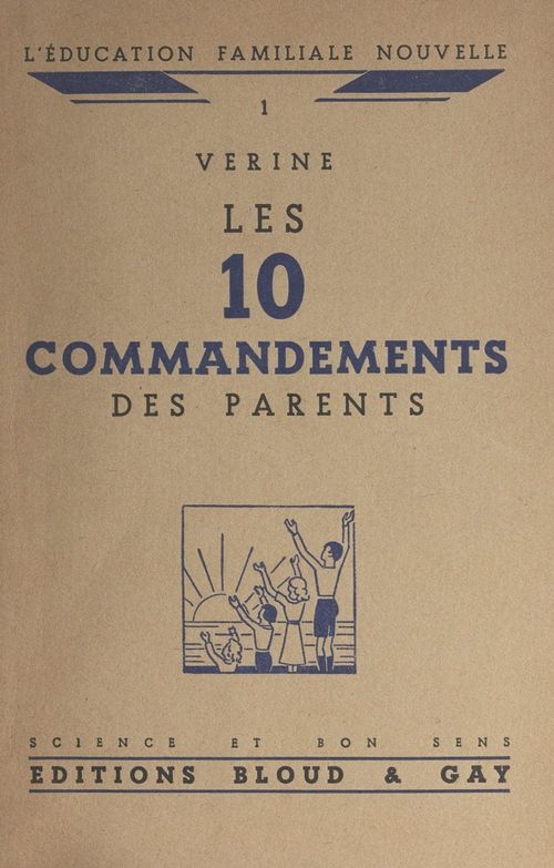 Couverture ebook de Les 10 commandements des parents, de Verine