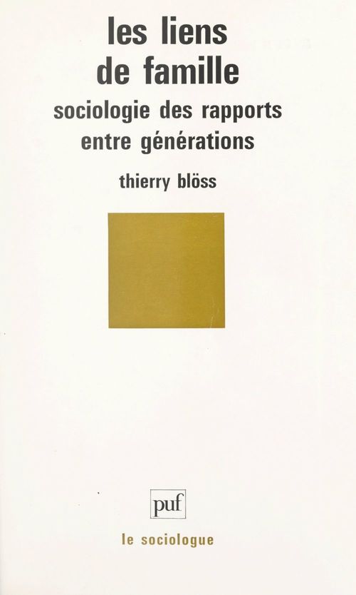 Couverture ebook de Les liens de famille, de Thierry Bloss