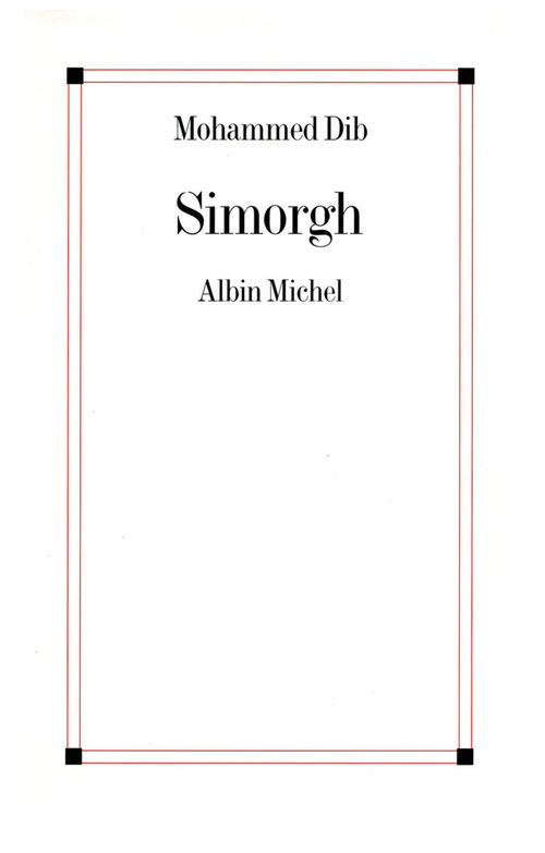 Couverture ebook de Simorgh, de Mohammed Dib